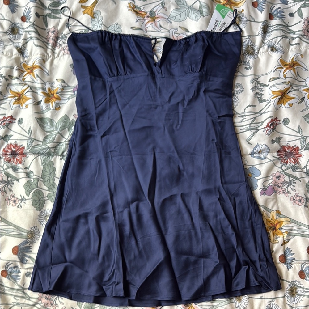 Victoria Secrets PINK Elegant Navy Blue Baby Doll